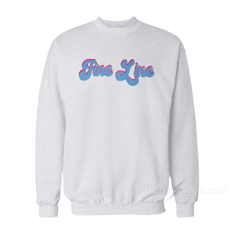 harry styles brown fine line sweatshirt