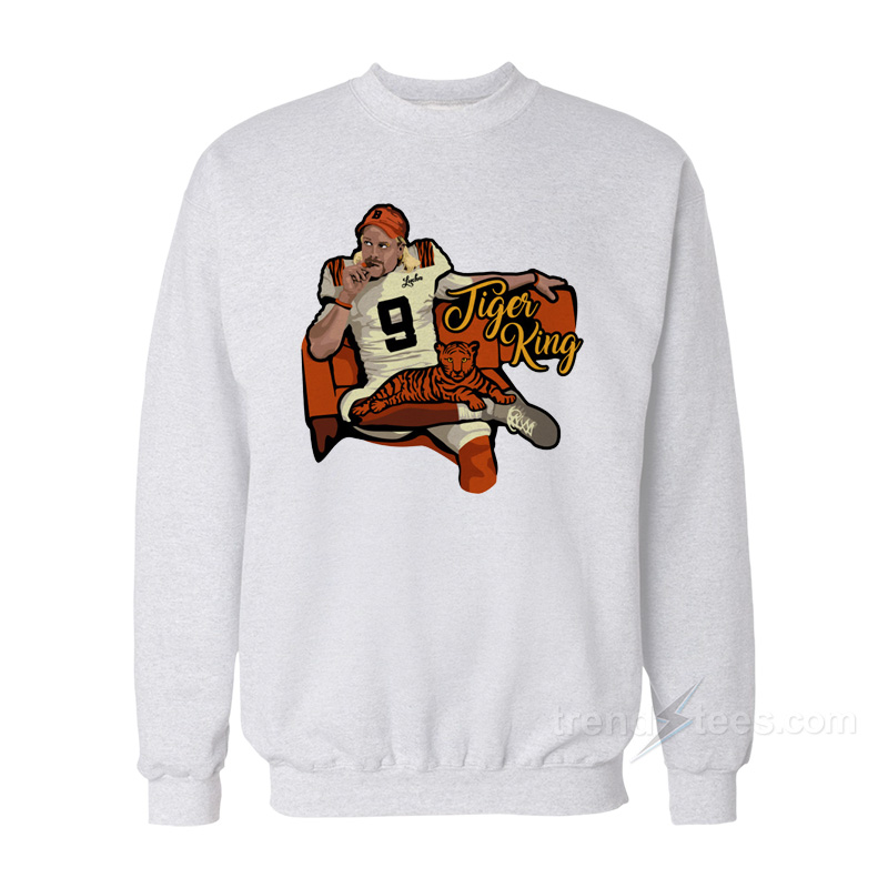 Get It Now Joe Burrow Bengal King Sweatshirt 