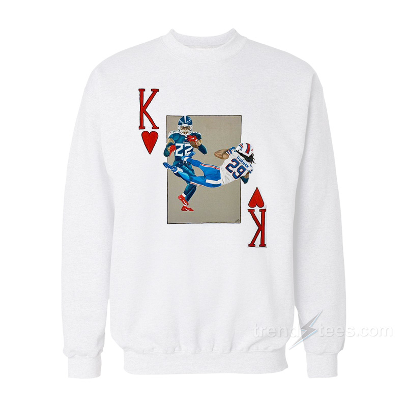 Playing Card King of Henry Stiff Arm Sweatshirt - Trendstees.com