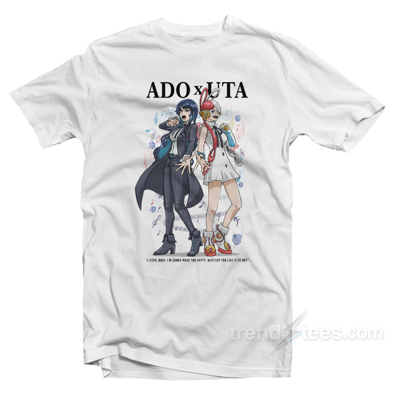 Ado x UTA One Piece Anime T-Shirt - Trendstees.com